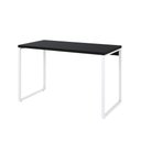 Ver imagem 1 de Mesa Kuadra Office 120x60x75cm Preto Ônix/est.branca