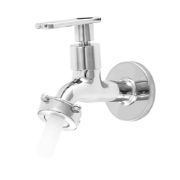 Torneira Para Jardim Tanque Metal Alavanca Cromada 1128 C73:Prateado - 5