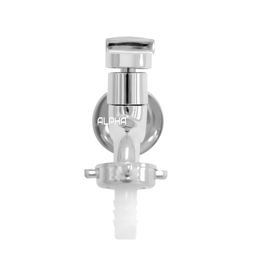 Torneira Para Jardim Tanque Metal Alavanca Cromada 1128 C73:Prateado - 4