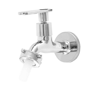 Torneira Para Jardim Tanque Metal Alavanca Cromada 1128 C73:Prateado