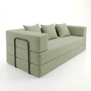 Ver mais imagens de Sofá Cama 3 Lugares na Caixa 190 cm Capri Bouclê B05 - D'Rossi