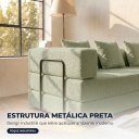 Ver imagem 6 de Sofá Cama 3 Lugares na Caixa 190 cm Capri Bouclê B05 - D'Rossi