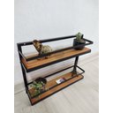 Ver imagem 7 de Prateleira porta condimentos ferro madeira artesanato mineiro