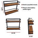 Ver imagem 5 de Prateleira porta condimentos ferro madeira artesanato mineiro