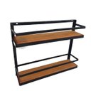 Ver imagem 1 de Prateleira porta condimentos ferro madeira artesanato mineiro