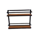 Ver imagem 4 de Prateleira porta condimentos ferro madeira artesanato mineiro