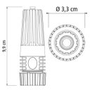 Ver imagem 2 de Esguicho Com Engate Rosqueado e Jato Regulável Para Mangueira De 1/2" Polegada | Tramontina | Kit 05