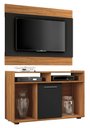 Ver imagem 1 de Rack com Painel Línio Freijó com Preto - MoveisAqui