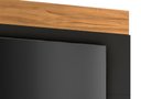 Ver imagem 3 de Rack com Painel Línio Freijó com Preto - MoveisAqui