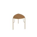 Ver imagem 2 de Conjunto de Mesas Laterais Bend Triangular MDF Metal Pintado 54cm Louro com Dourado