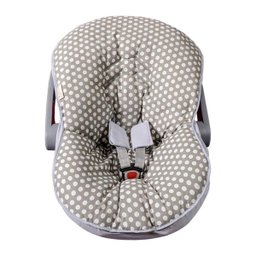 Capa para Bebê Conforto Cinza - 3 Peças - 1
