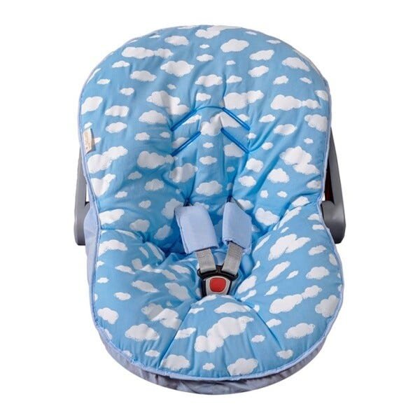 Capa para Bebê Conforto Nuvenzinha Azul - 3 Peças