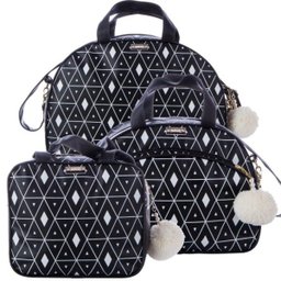 Bolsa Maternidade Marrocos Triângulo Branco - 3 Peças - 1