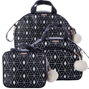 Bolsa Maternidade Marrocos Triângulo Branco - 3 Peças