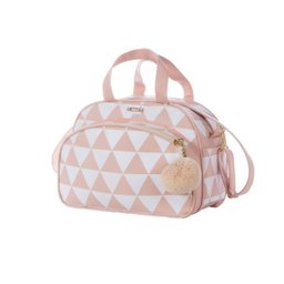 Bolsa Maternidade Marrocos Triângulo Rosê - 3 Peças - 3