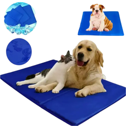 Tapete Gelado Refrescante Verão Para Pet + Bebedouro garrafa portátil + Suporte Cata Caca Com Refil  - 3