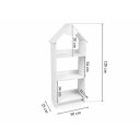Ver imagem 3 de Organizador Infantil Casinha Zack 100% Mdf (brinquedos) WoodCore