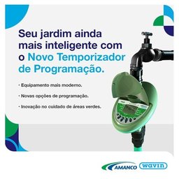 Temporizador Timer Digital para Irrigação Jardim - Amanco - 2