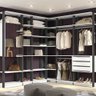 Guarda Roupa Closet com 5 preteleiras Espresso Be mobiliario Branco Tx E Expresso - 2