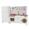 Mini Cozinha Infantil Branco e Freijó 100% Mdf - 2