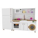 Ver imagem 2 de Mini Cozinha Infantil Branco e Freijó 100% Mdf