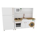 Ver imagem 4 de Mini Cozinha Infantil Branco e Freijó 100% Mdf