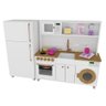 Mini Cozinha Infantil Branco e Freijó 100% Mdf - 3
