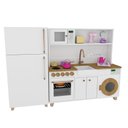 Ver imagem 1 de Mini Cozinha Infantil Branco e Freijó 100% Mdf