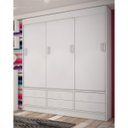 Ver imagem 5 de Guarda-Roupa Solteiro 3 Portas de Correr 6 Gavetas