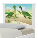 Ver imagem 6 de Cama Solteiro Infantil com Cama Auxiliar 195x96cm Personagens Dinossauro K02 - D’Rossi