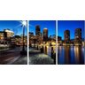 Quadro Decorativo Cidade À Noite Iluminada - 1