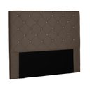 Ver imagem 1 de Cabeceira Tania Cama Box King 195cm Suede - SSX Multicoisas - Caramelo