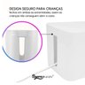 Caixa para Proteger e Organizar Tomadas Fios Cabos 23cm Branco - 5