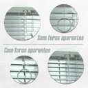Ver imagem 6 de Persiana Horizontal Alumínio Larg 1,70x1,50 Alt:Bege