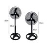 Ventilador Tesla Pedestal Coluna Ajustável 45cm 110v - 6