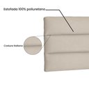 Ver imagem 3 de Cabeceira Painel King 1,95m La Italiana Suede Bege