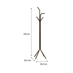 Cabideiro Hall de Entrada Ouro Velho Carraro - 2