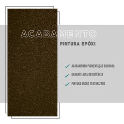 Cabideiro Hall de Entrada Ouro Velho Carraro - 7