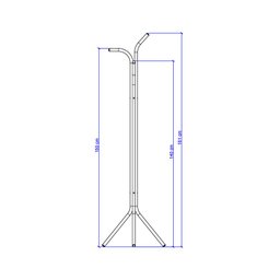 Cabideiro Hall de Entrada Ouro Velho Carraro - 5