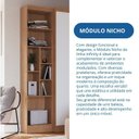 Ver imagem 5 de Móveis para Quarto Nicho Modulado Infinity Marrom/Cedro
