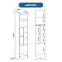 Ver imagem 6 de Móveis para Quarto Nicho Modulado Infinity Marrom/Cedro