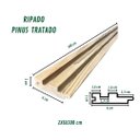 Ver imagem 5 de 1 M² Painel Ripado Pinus Tratado em Autoclave Cca (réguas com 3 Metros de Comprimento)