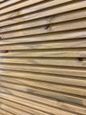 Ver imagem 3 de 1 M² Painel Ripado Pinus Tratado em Autoclave Cca (réguas com 3 Metros de Comprimento)