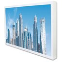 Ver imagem 2 de Quadro Decorativo Caixa Arquitetura Prédios Industriais Tacolado Moldura Caixa Alta 4,5cm Madeira C