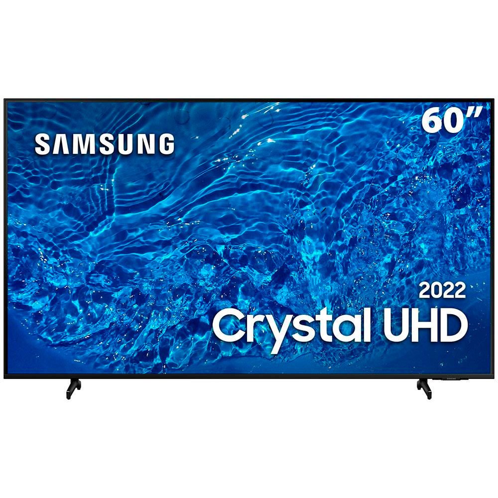 Smart TV 60 Polegadas 60BU8000 Crystal UHD 4K Samsung com Caixa de Som Go Essential JBL - 2