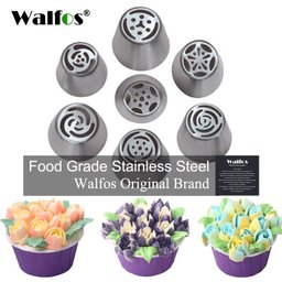 Conjunto Bicos de Aço Inoxidável Walfos Russo Tulipa Piping Pastelaria - 2