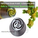 Ver imagem 3 de Conjunto Bicos de Aço Inoxidável Walfos Russo Tulipa Piping Pastelaria