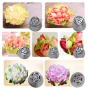 Ver imagem 1 de Conjunto Bicos de Aço Inoxidável Walfos Russo Tulipa Piping Pastelaria