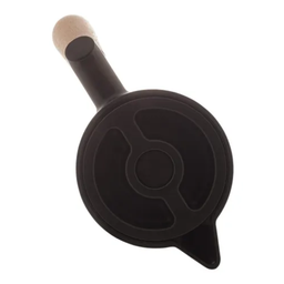Garrafa de Café Térmica 1 Litro Chique Cabo Madeira Chá Água:preto - 9