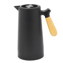 Ver imagem 7 de Garrafa de Café Térmica 1 Litro Chique Cabo Madeira Chá Água:preto